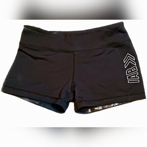 IAB 3-Inch No-Ride Jet Black Arrows Workout Shorts - Size 8 Medium